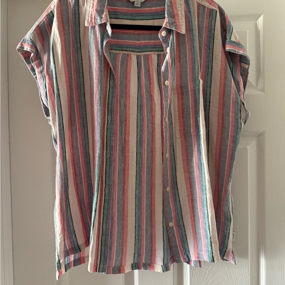 Orvis Tops - Orvis Multicolor Striped Shirt